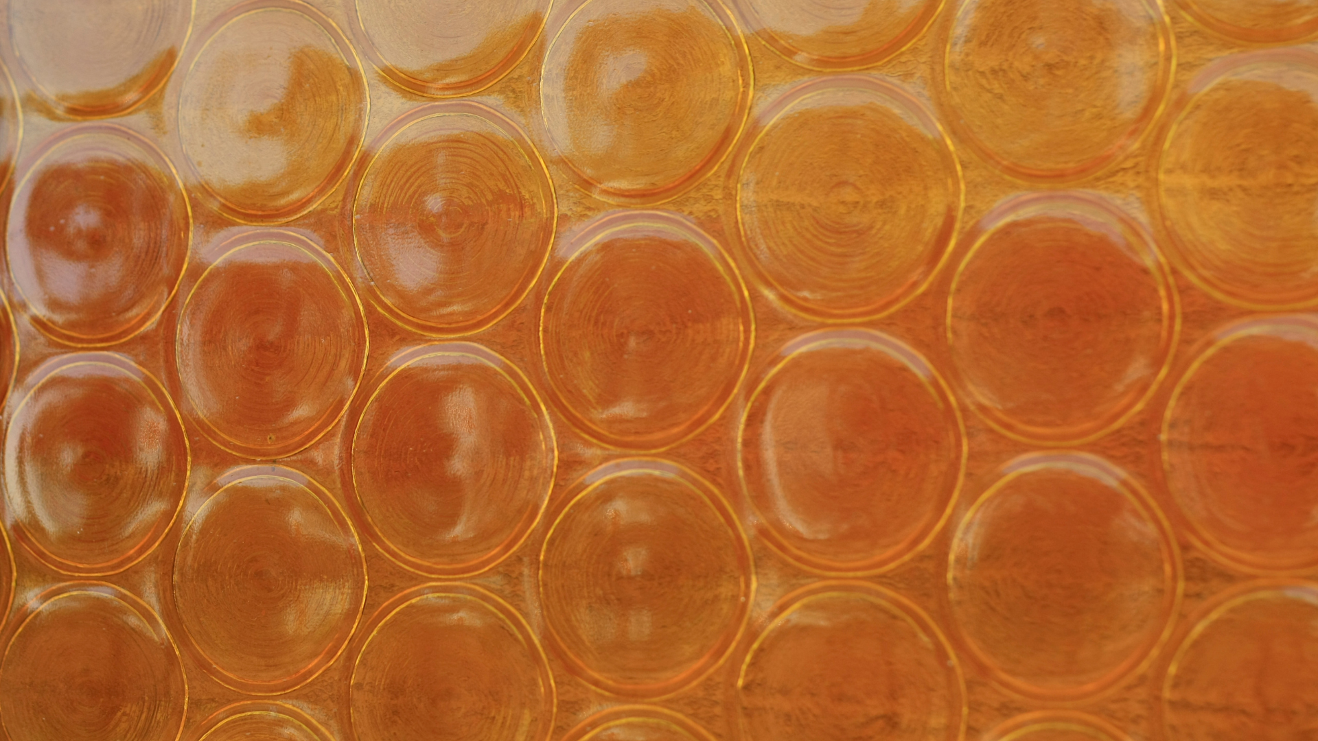 Vintage vinyl record collection