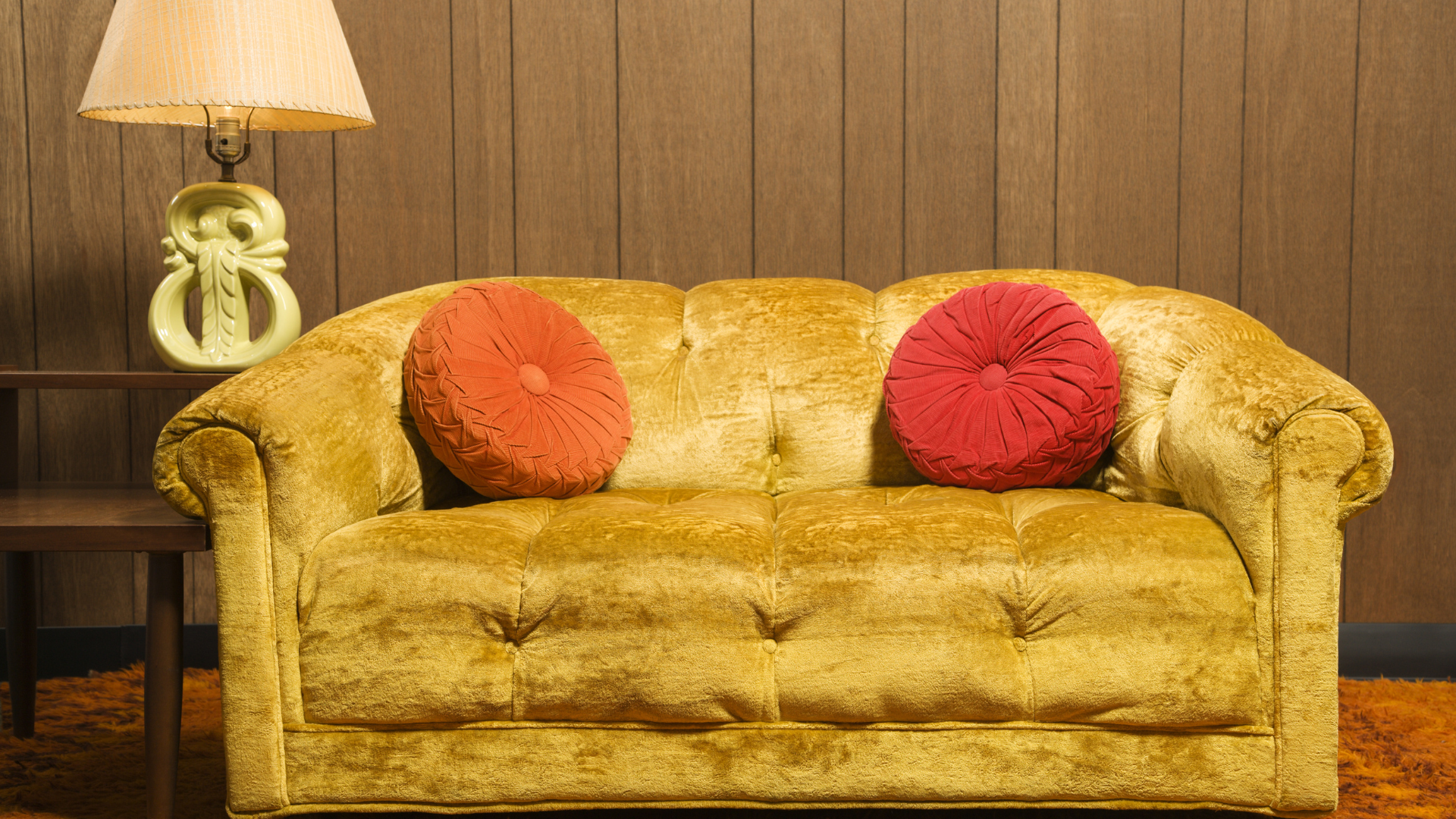 Vintage record store showroom